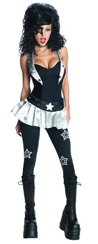 Karnevalové kostýmy - KISS Miss Starchild - licenčný kostým