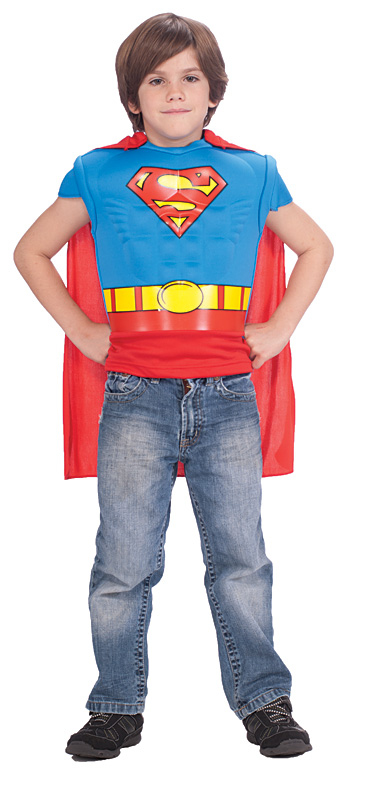 Karnevalové kostýmy - Kostým - Superman Muscle Chest Sh. 5 - 7 roků - licenčný kostým