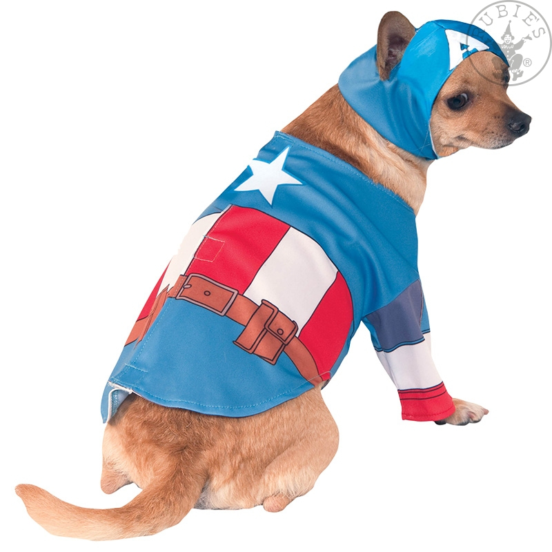 Karnevalové kostýmy - Captain America - kostým pre psíkov