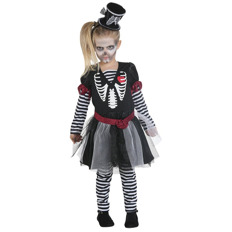 Karnevalové kostýmy - Rubies Deutschland Dievčenské šaty skeleton