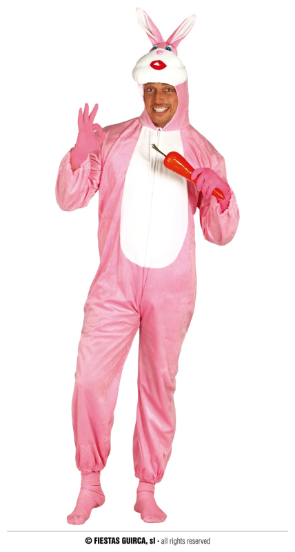 Karnevalové kostýmy - Fiestas Guirca Zajačik ružový - kostým
