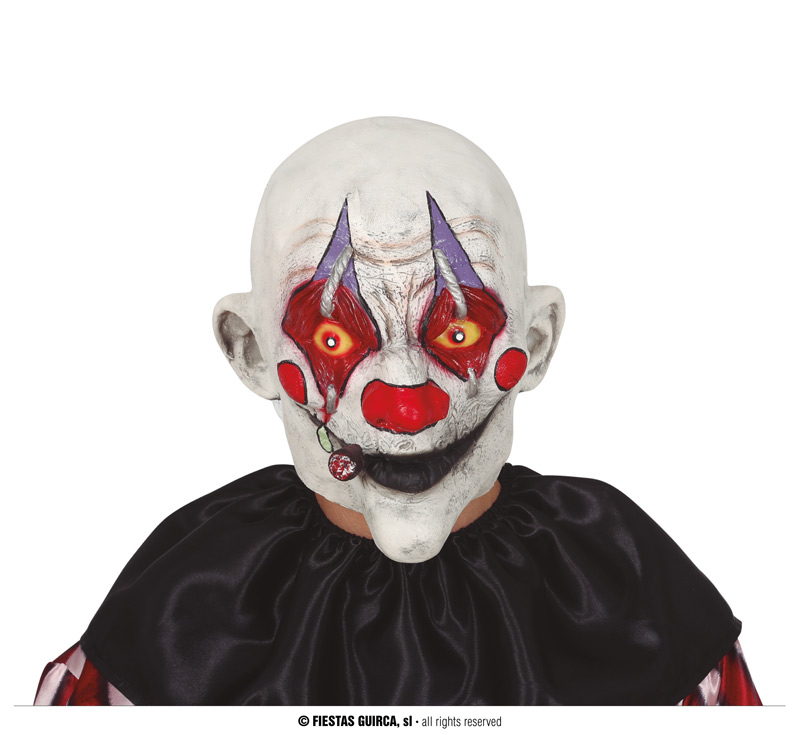 Masky na tvár - Fiestas Guirca Maska klaun s cigarou
