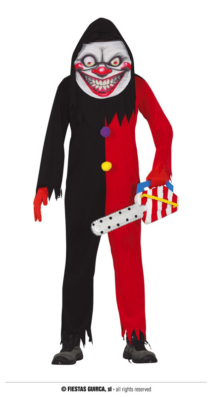 Karnevalové kostýmy - Fiestas Guirca Zlý smejúci sa klaun