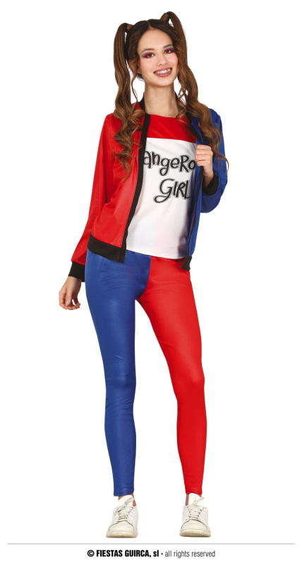 Karnevalové kostýmy - Fiestas Guirca Harley Quinnie - kostým 14 - 16 rokov