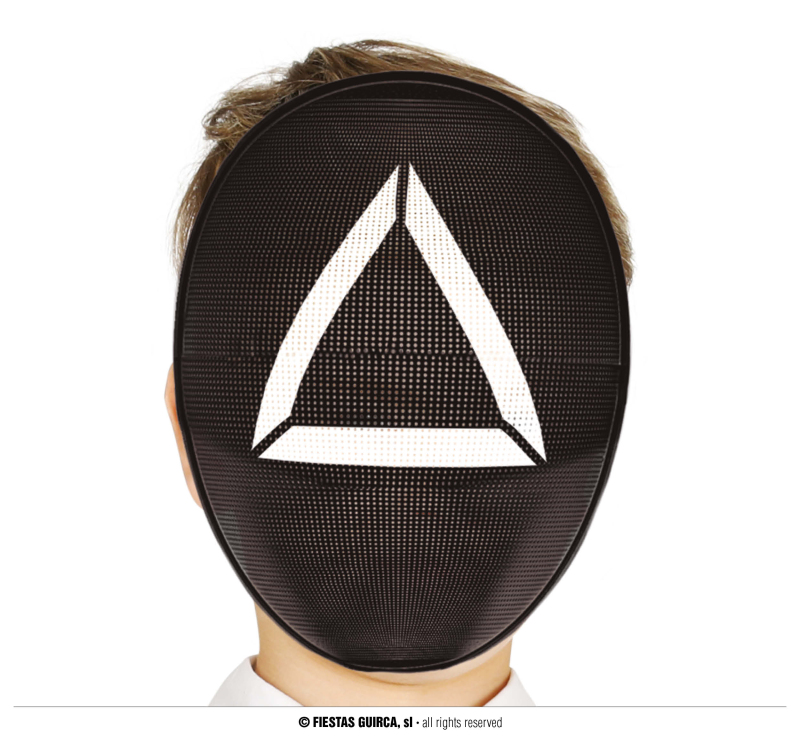 Masky na tvár - Fiestas Guirca PVC maska GAMER destaká - trojuholník