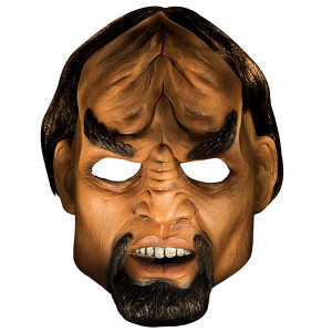 Worf  DLX Latex Maske - licence D
