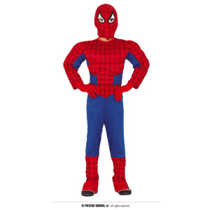 Fiestas Guirca Kostým pavoučí muž  se svaly - Spiderman