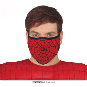Fiestas Guirca Obličejová maska - rouška pavoučí muž Spiderman