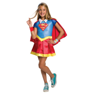 Kostým Supergirl DC Super Hero Girls Deluxe - dětský kostým