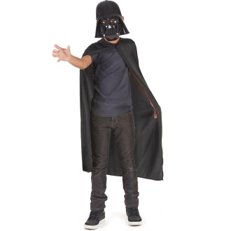 Detský kostým Darth Vader maska ​​+ plášť - licencia