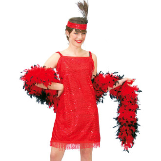 Boa červeno - čierne 90 gr .