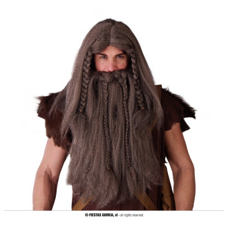 Parochňa viking s fúzy