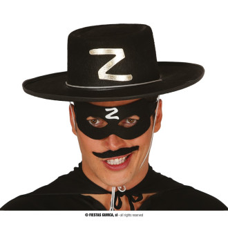 Klobúk ZORRO pre dospelých