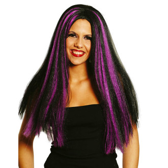 Parochňa čarodejnica čierno - fialová