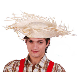 Slamený prírodné klobúk