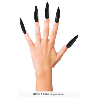 Čarodejnícke nechty čierne - 10 ks