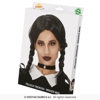 Čierna parochňa s copy