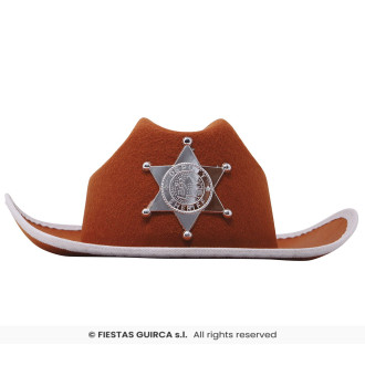 Kovbojský klobúk hnedý pre deti