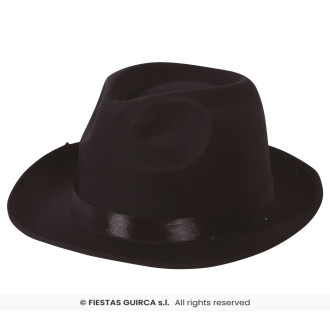 Klobúk gangsterský čierny