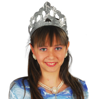 Diadem strieborný