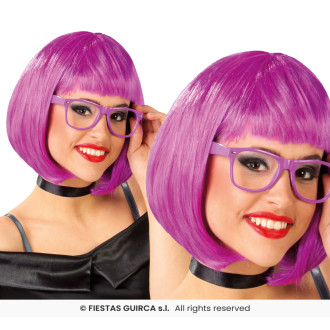 Parochňa krátka fialová