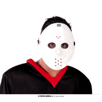 Maska HOCKEY biela