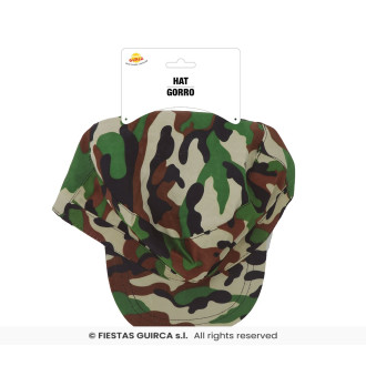 Vojenská maskáčová čiapka