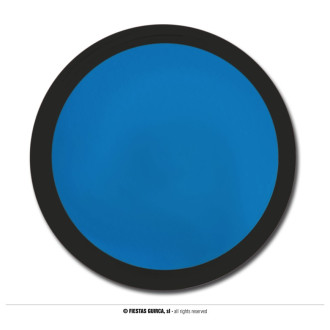 Líčidlo svetlo modré s aplikačnou hubkou šmolka farba