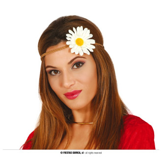 Čelenka s margaréty HIPPIE