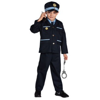Kostým policista - tm.modrý