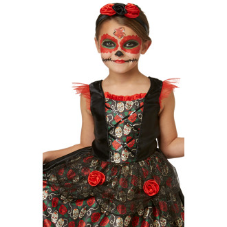 Red Rose Day of the Dead - detsky kostým