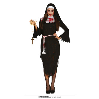 Religieuse ZOMBIE TAILLE - mníška kostým