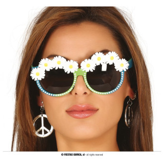 Okuliare Hippie s margarétkami