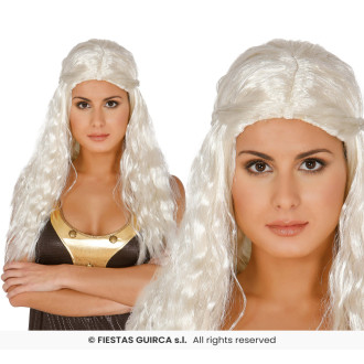 Dlhovlasá parochňa biela