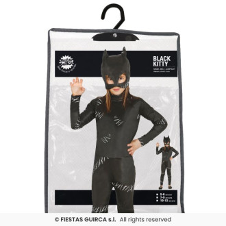 BLACK KITTY - kostým 7 - 9 rokov - s chybou