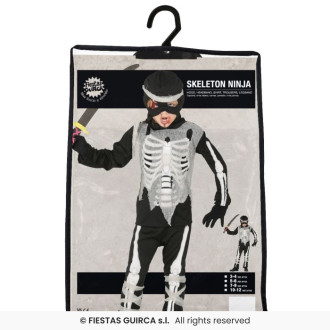 Kostým ninja skeleton