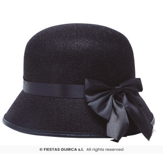 Klobúk dámsky čierny