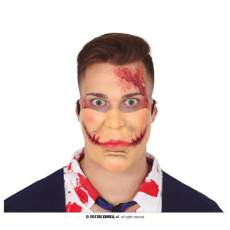 Polomaska rozrezaná tvár