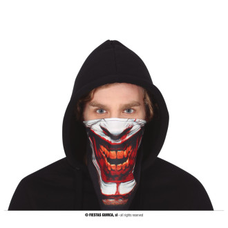 Clown - šatka so suchým zipsom