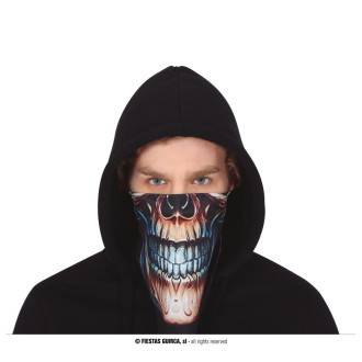 Skull - šatka so suchým zipsom