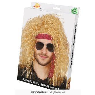 Rocker - pánska blond parochňa