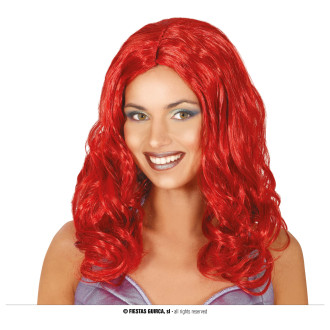 Červenovlasá dámska parochňa Lili