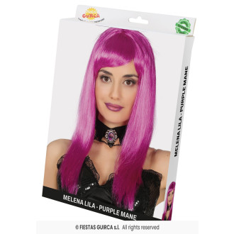 Fialová neón parochňa