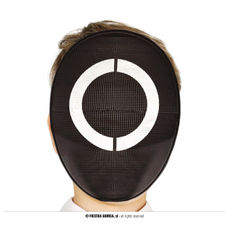 PVC maska GAMER detská - kruh