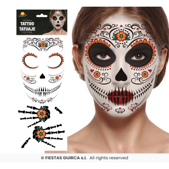 Catrina tetování na obličej
