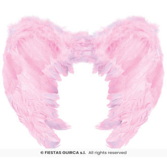 Perové krídla ružová