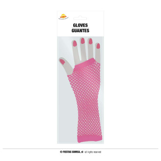 Rukavice sieť. bezprsté fuchsia