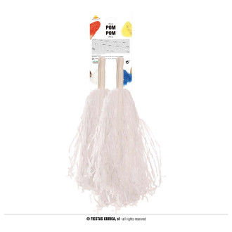 Pompon biely - pár