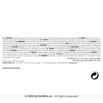 Čierno-červená maska