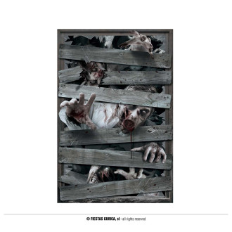 Dverné dekorácie - zombie